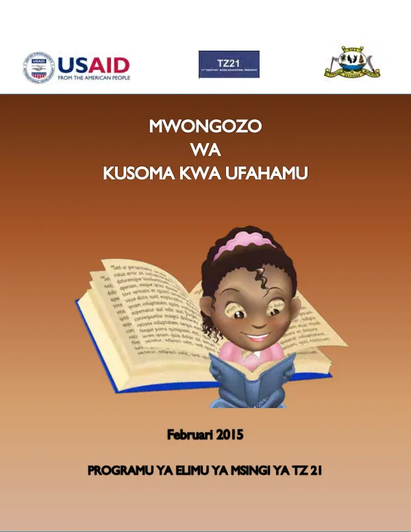 TZ21 Supplementary Reading Comprehension Guide Zanzibar- MWONGOZO WA MAFUNZO KUSOMA KWA UFAHAMU FINAL (2)