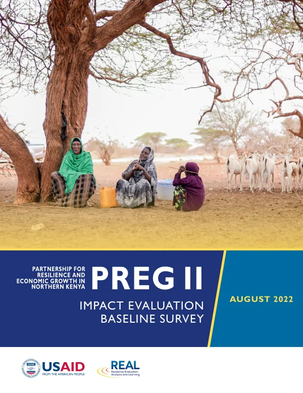 Partnership for resilience and economic growth (PREG) II impact evaluation : baseline survey