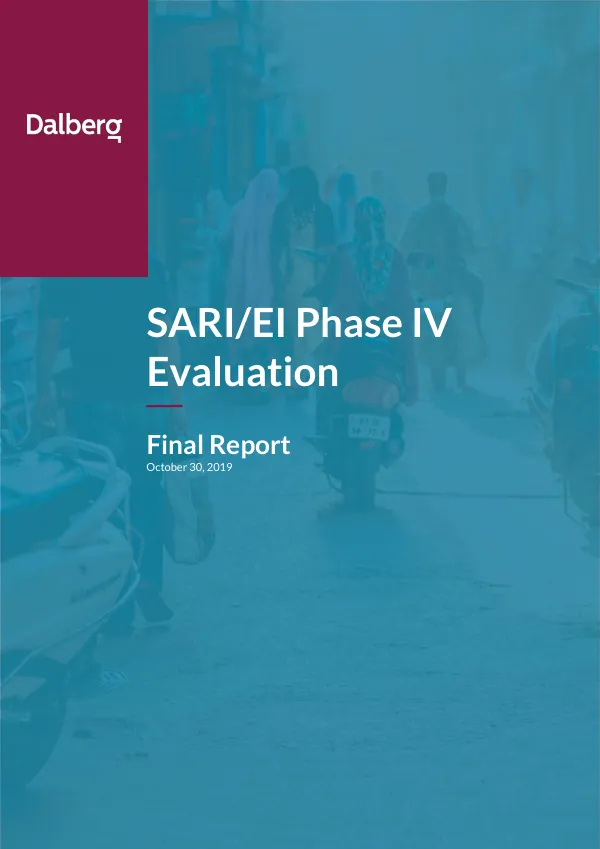 SARI/EI phase IV evaluation : final report