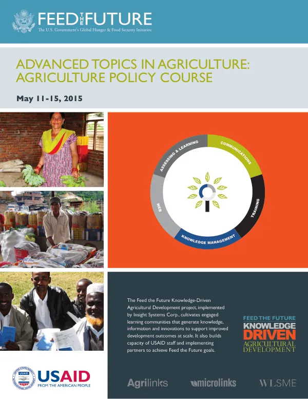 USAID Agriculture Policy Course | 2015