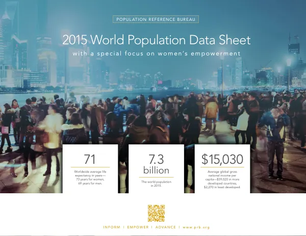 2015 World Population Data Sheet with a special focus on women’s empowerment