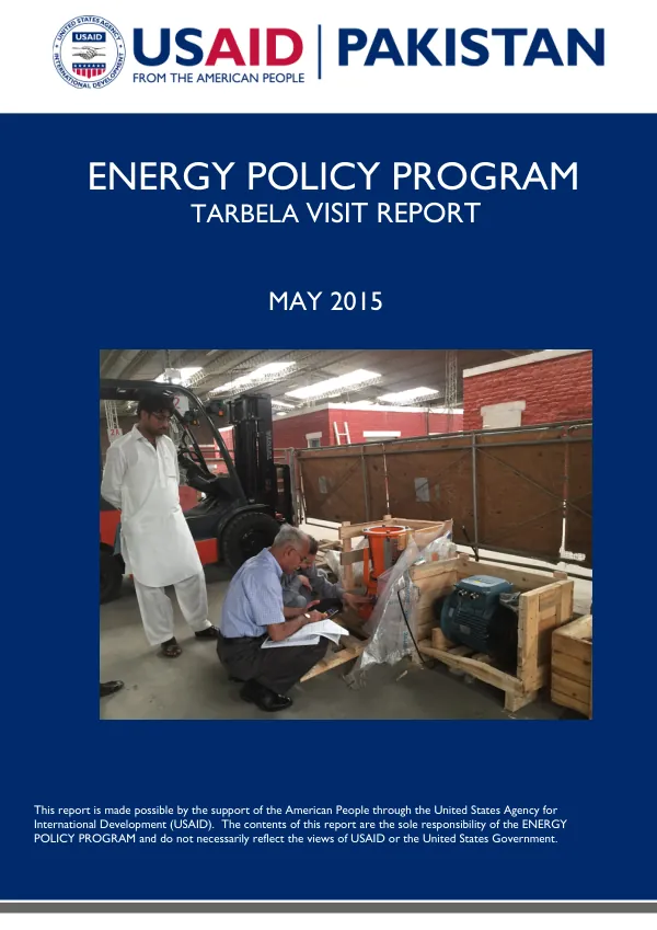 Tarbela Visit Report