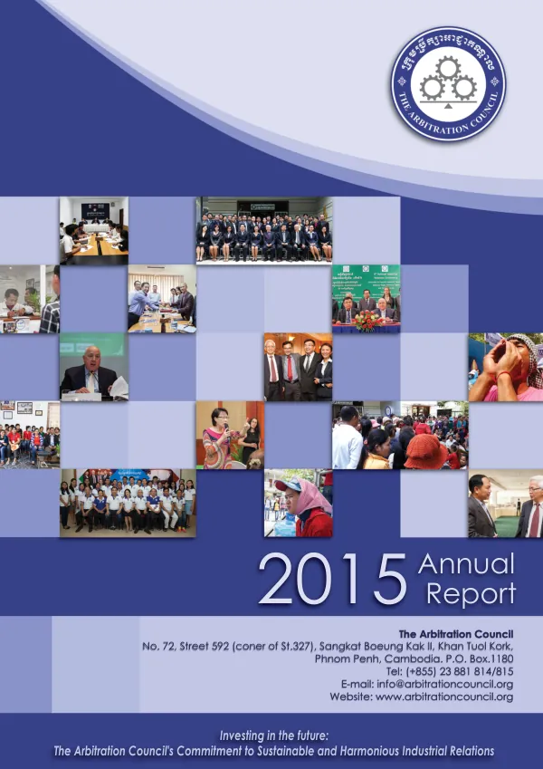 The Arbitration Council Annual Report 2015