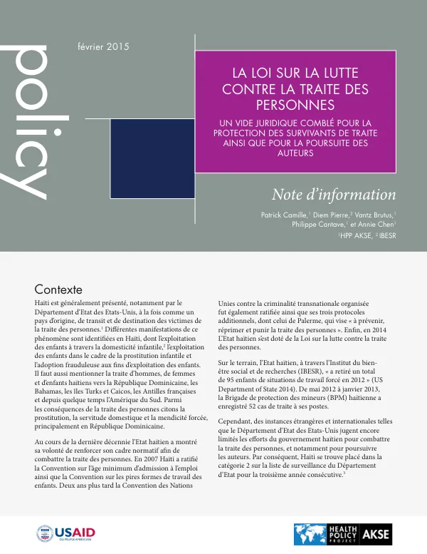 La Loi Sur La Lutte Contre La Traite Des Personnes