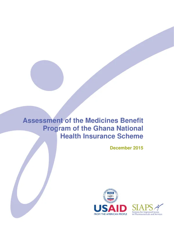 Assessment of the Medicines Benefit Program of the Ghana National Health Insurance Scheme
