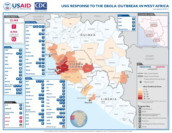 USG RESPONSE TO THE EBOLA OUTBREAK IN WEST AFRICA