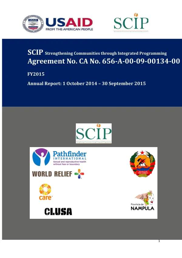 Annual Report: 1 October 2014 – 30 September 2015