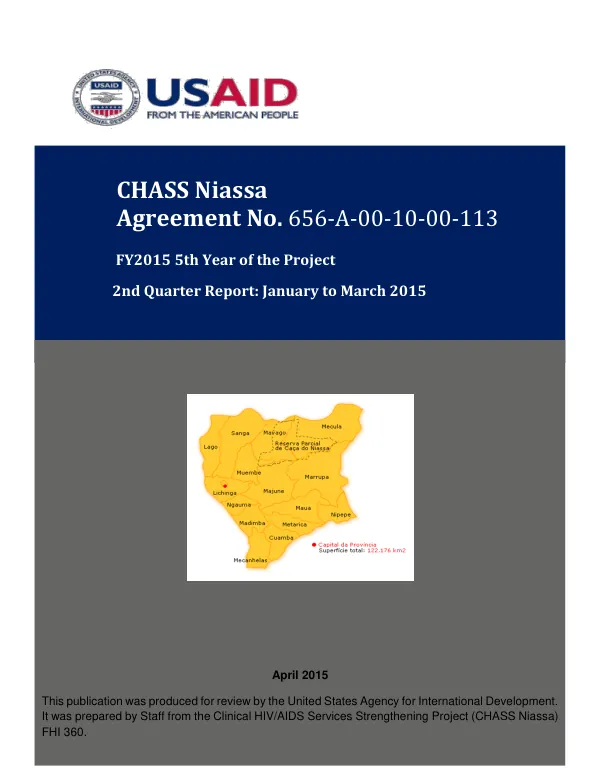 2nd Quarter Report: January to March 2015, FY2015 5th Year of the Project