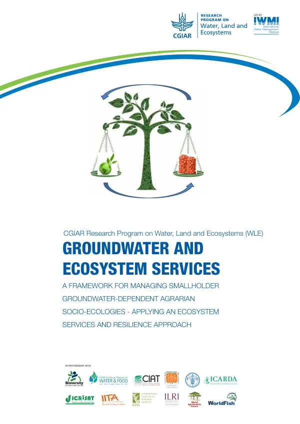 Groundwater and Ecosystem Services framework document