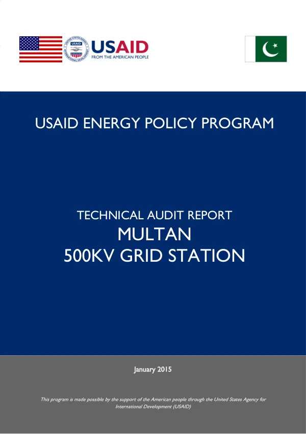 Technical Audit of Multan 500kV Grid Station