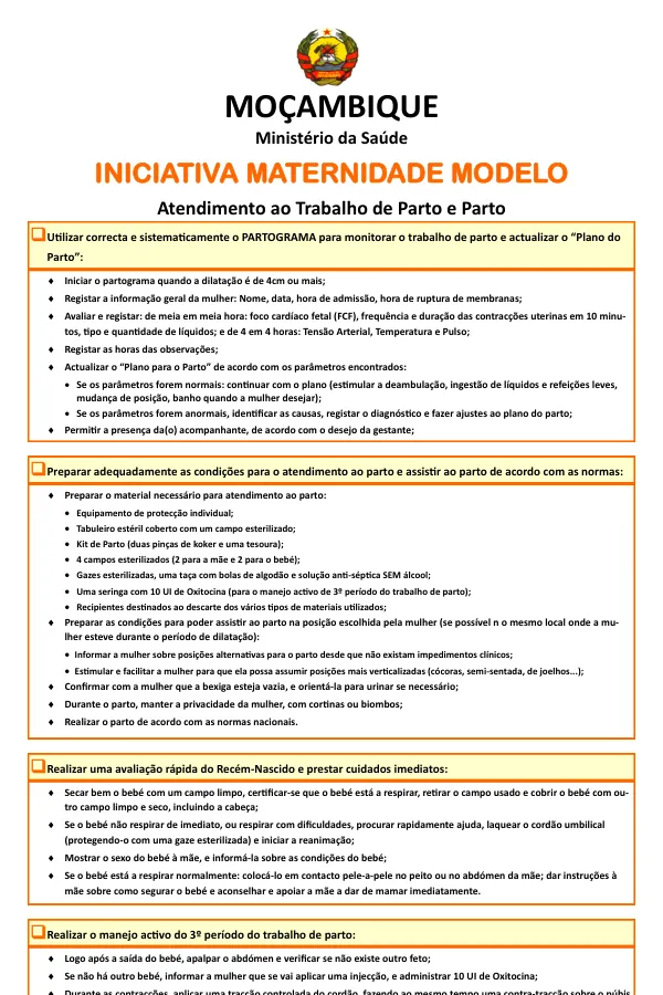 Atendimento ao Trabalho de Parto e Parto