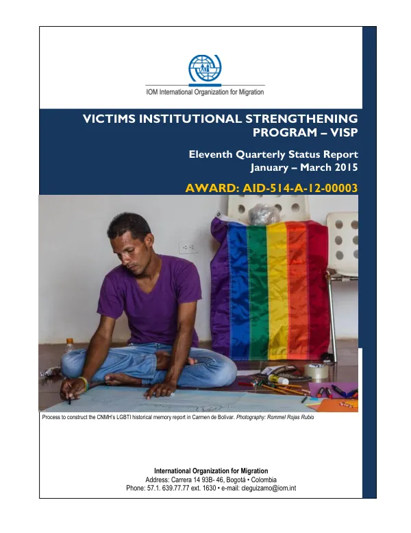 VICTIMS INSTITUTIONAL STRENGTHENING PROGRAM