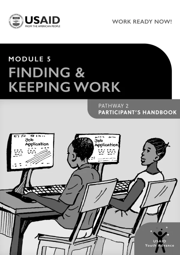 Module 5: Finding and Keeping Work - Participant's Handbook
