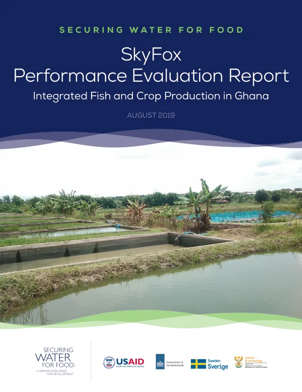 SkyFox performance evaluation report : integrated fish and crop production in Ghana