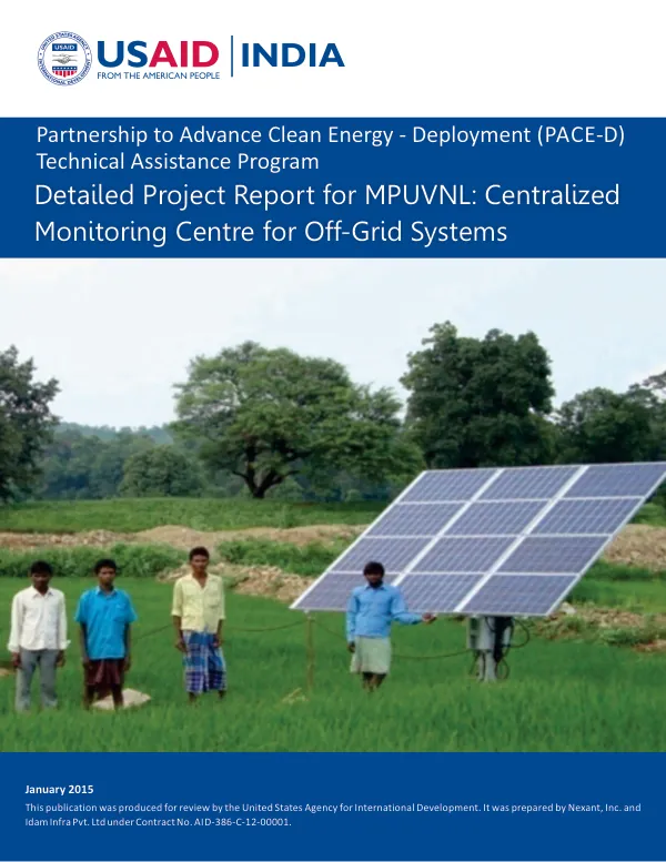 Detailed Project Report for MPUVNL: Centralized Monitoring Centre for Off-Grid Systems