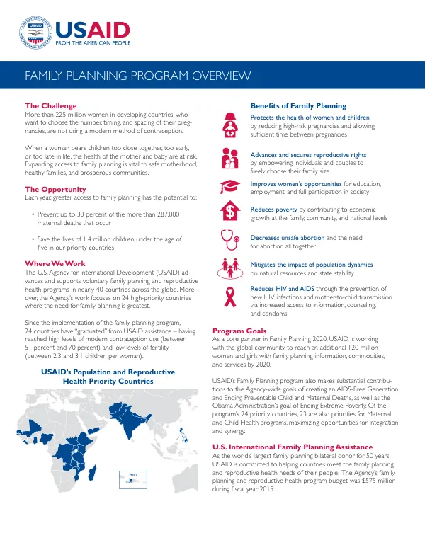 Family Planning Program Overview