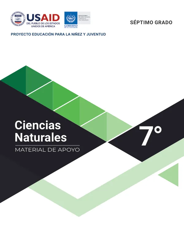 MATERIAL DE APOYO SÉPTIMO GRADO PROYECTO EDUCACIÓN PARA LA NIÑEZ Y JUVENTUD