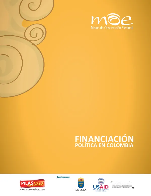 Financiación política en Colombia