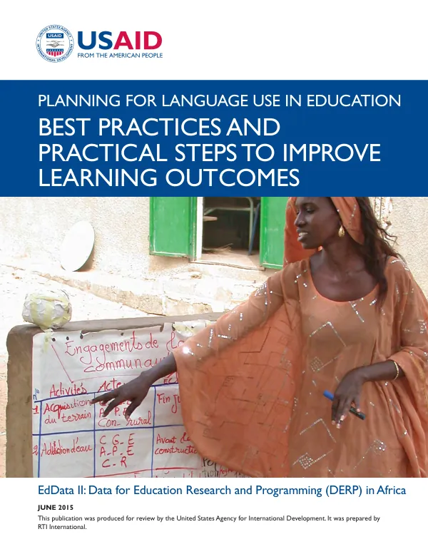 Planning for Language Use in Education: Best Practices and Practical Steps to Improve Learning Outcomes