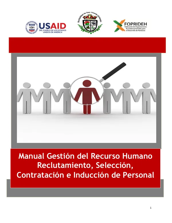 Manual de Gestión del Recurso Humano: Reclutamiento, Selección, Contratación e Inducción de Personal