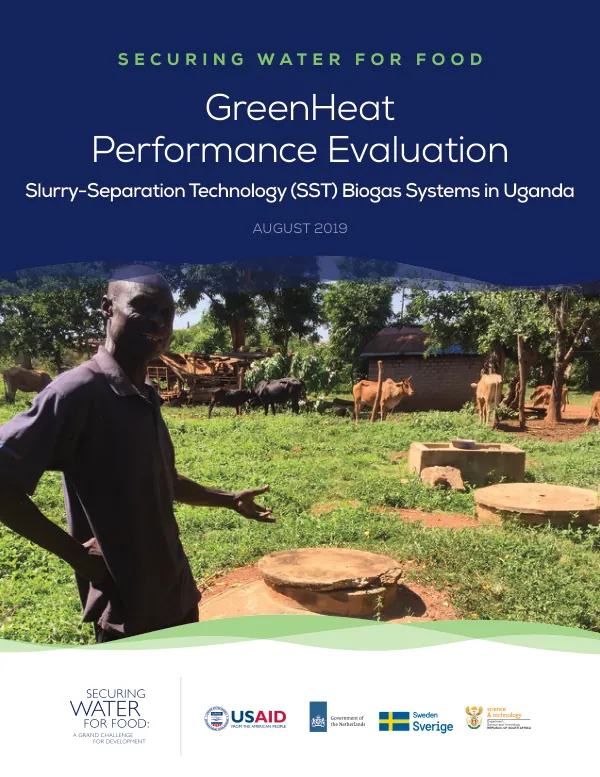 GreenHeat performance evaluation : slurry-separation technology (SST) biogas systems in Uganda