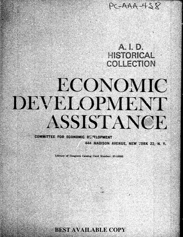 Economic development assistance