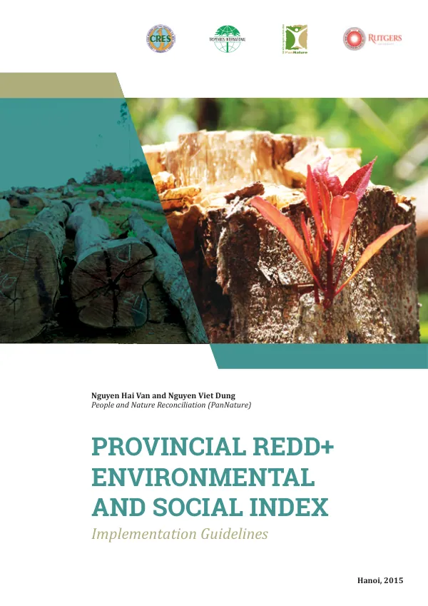 Provincial REDD+ Environmental and Social Index Implementation Guidelines