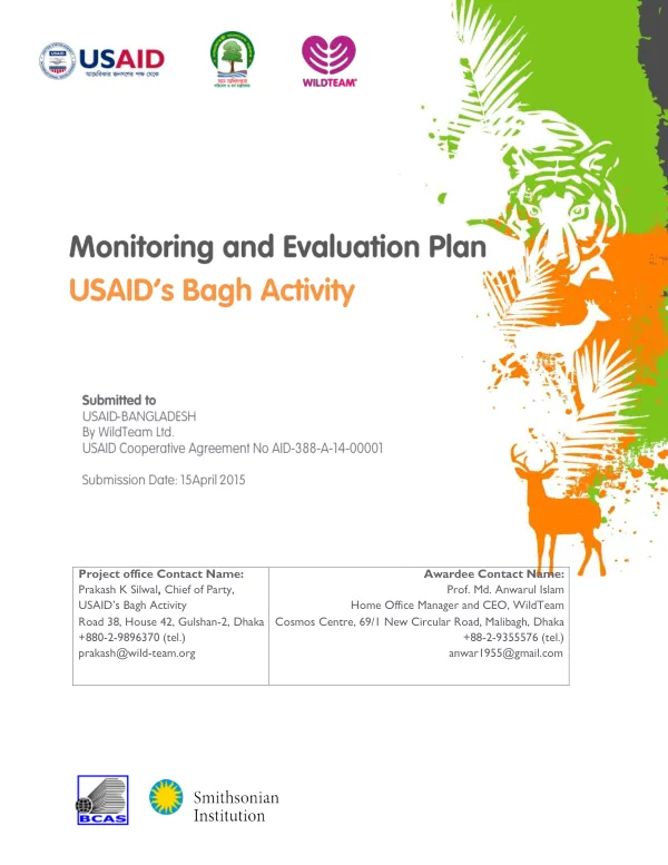 Monitoring and Evaluation Plan-Bagh