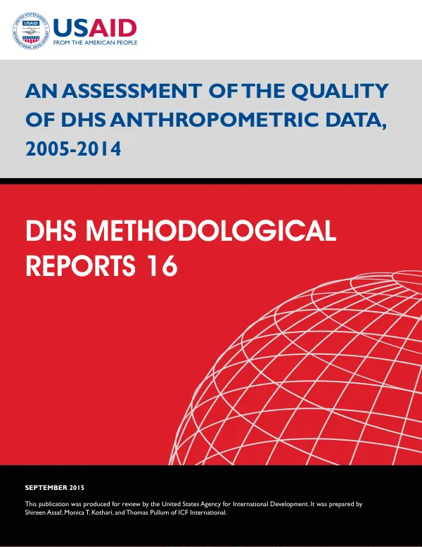 An Assessment of the Quality of DHS Anthropometric Data, 2005-2014