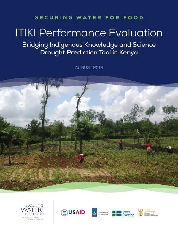 ITIKI performance evaluation : bridging indigenous knowledge and science drought prediction tool in Kenya