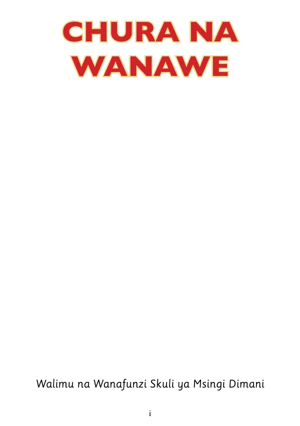 Walimu na Wanafunzi Skuli ya Msingi Dimani