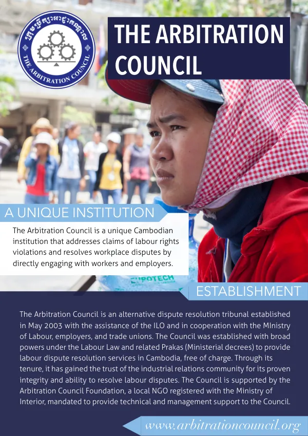 The Arbitration Council: A Unique Institution for Labour Dispute Resolution in Cambodia
