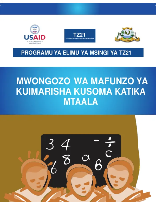 Mafunzo ya Kuimarisha Usomaji katika Mtaala