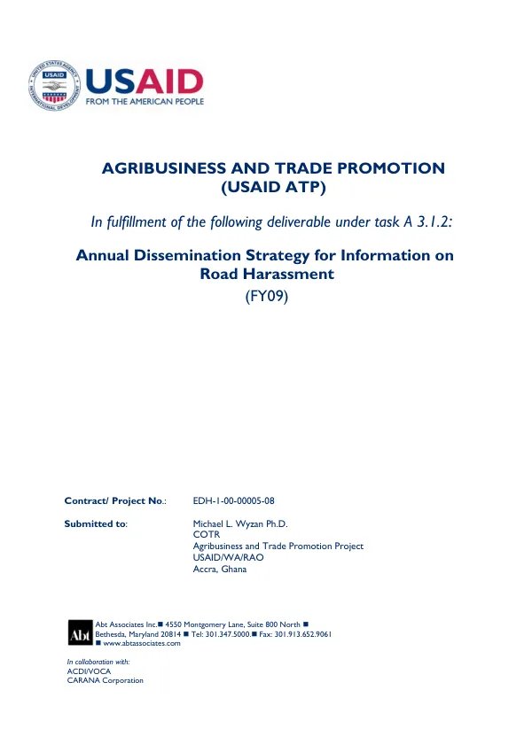 Investment promotion sectoral strategy 2005-2007 : electronics assembly -- final report