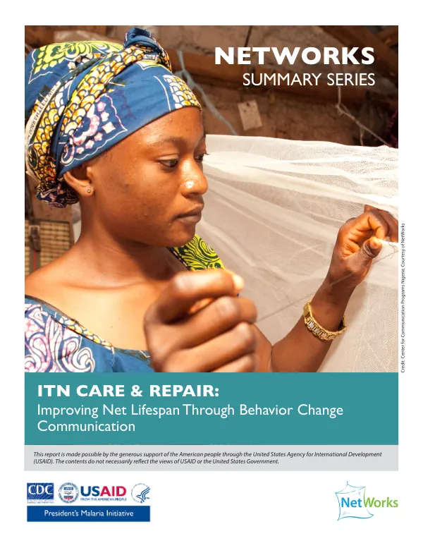 ITN CARE & REPAIR: Improving Net Lifespan Through Behavior Change Communication
