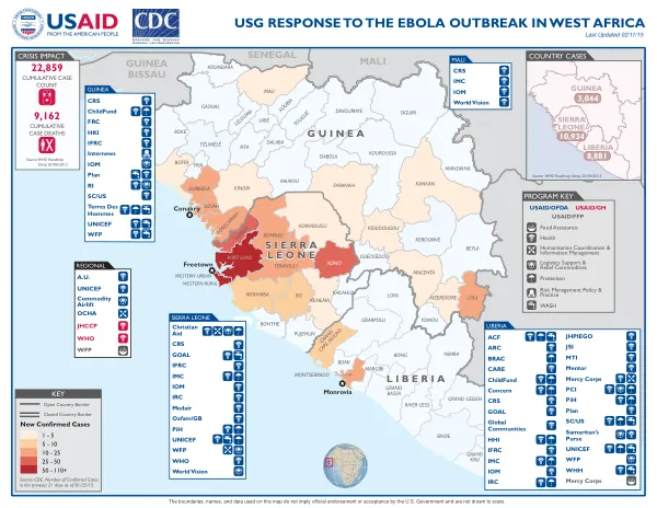 USG RESPONSE TO THE EBOLA OUTBREAK IN WEST AFRICA