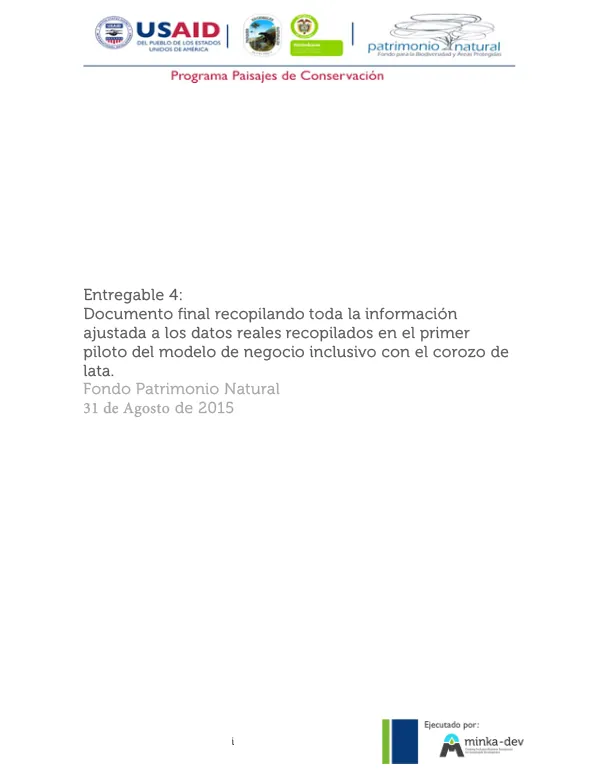 Entregable 4: Documento final recopilando toda la información ajustada revisado