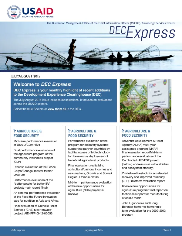 DEC Express: July/August 2015