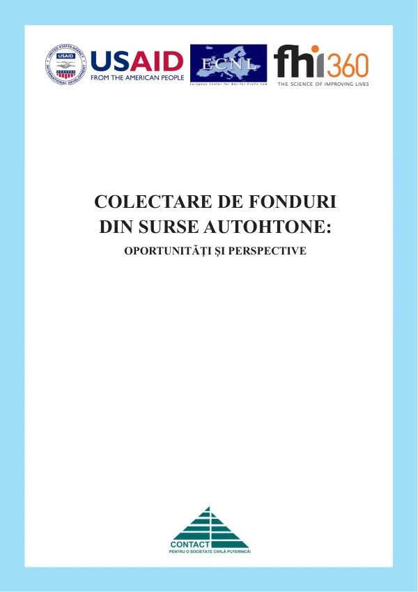 Colectare de fonduri din surse autohtone: oportunităţi şi perspective
