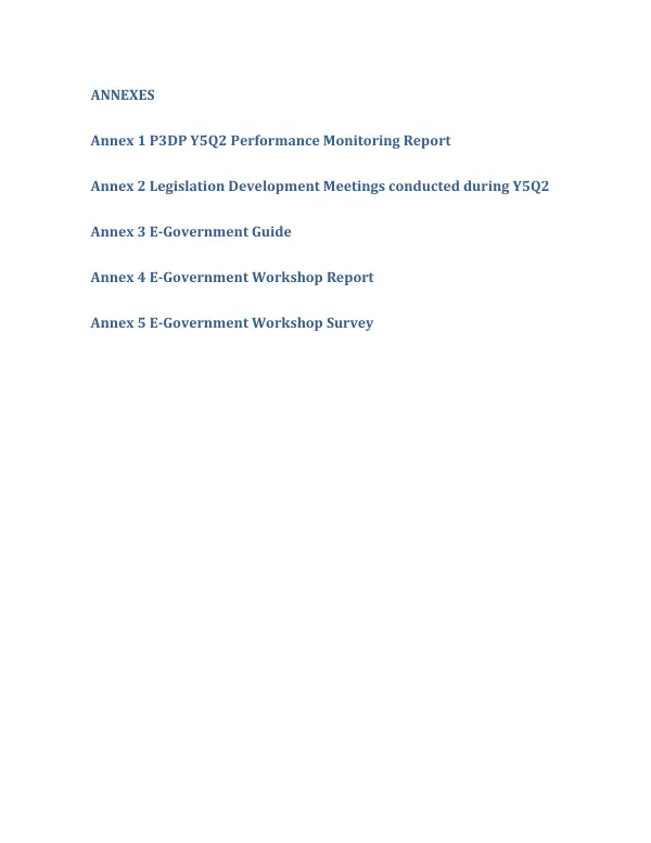 P3DP Performance Monitoring Report Y5Q2