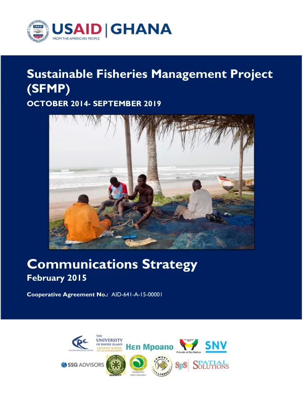 Communications Strategy for Sustainable Fisheries Management Project