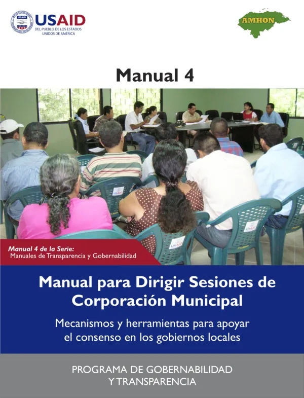 Manual para Dirigir Sesiones de Corporación Municipal