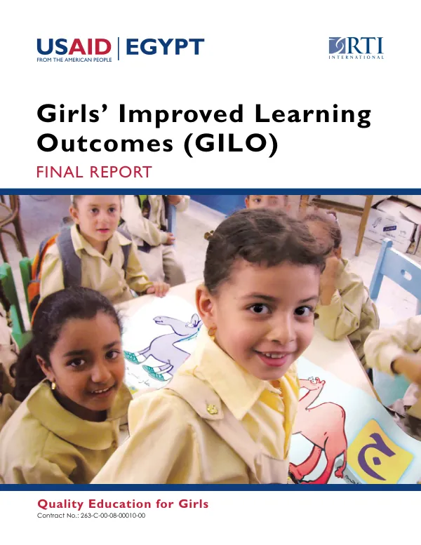 Girls' Improved Learning Outcomes (GILO) Final Report