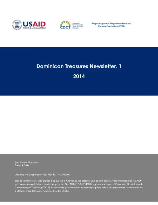 Dominican Treasures Newsletter. 1