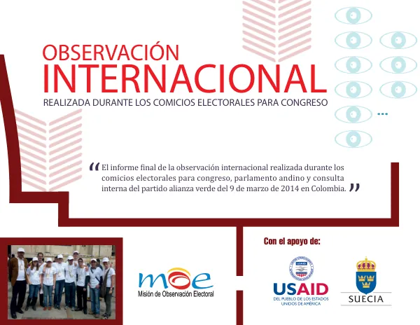 Informe Internacional Elecciones Congreso 2014