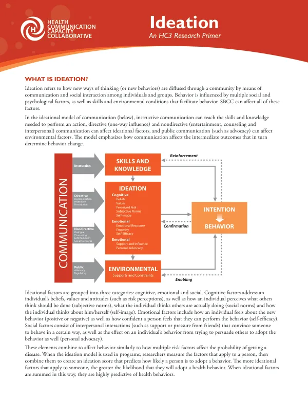An HC3 Research Primer: Ideation