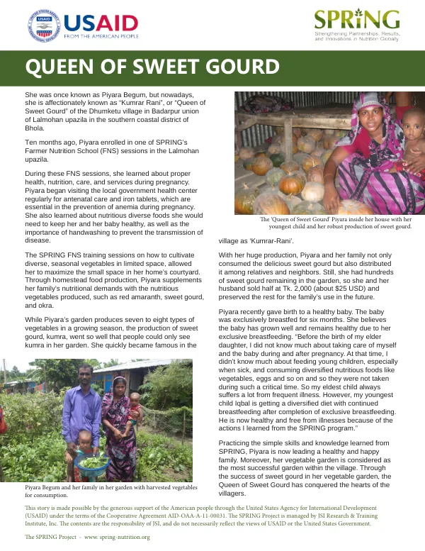 Queen of Sweet Gourd