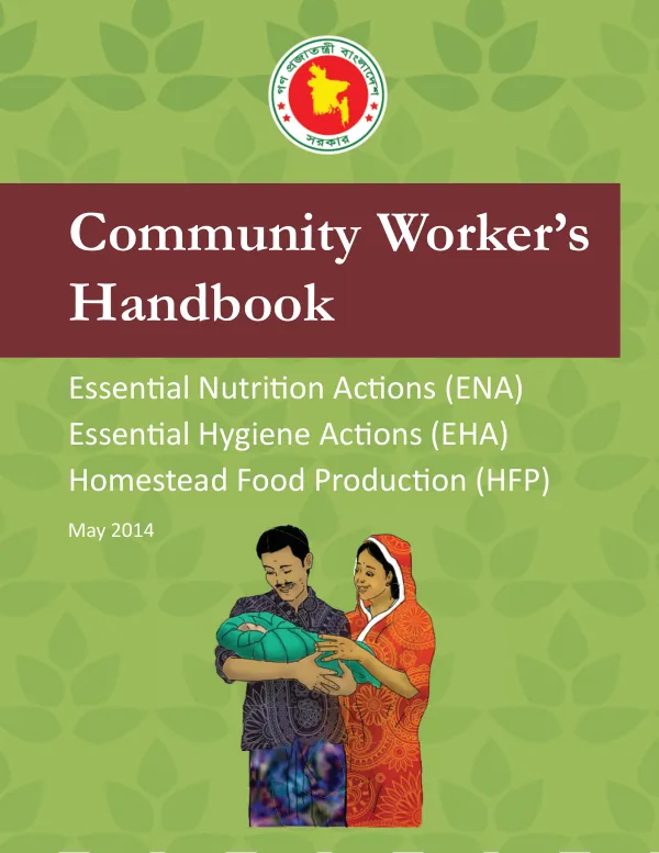 Community Worker's Handbook - SPRING / Bangladesh