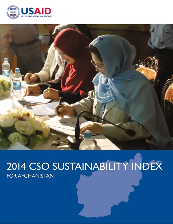 2014 CSO Sustainability Index for Afghanistan