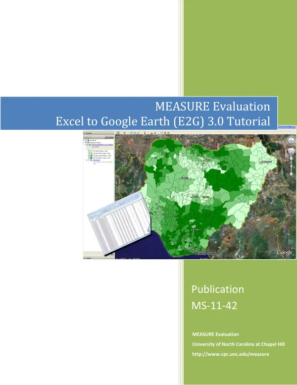 Excel to Google Earth (E2G) 3.0 Tutorial
